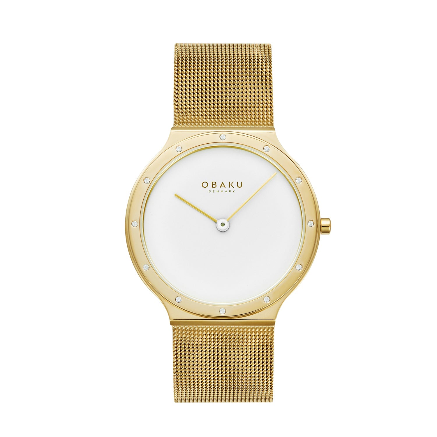 Obaku Note Lille Gold Quartz Women's Watch -  V285LEGWMG