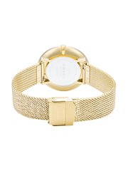 Obaku Glans Golds Crystals Quartz Women's Watch -  V288LXGWHG