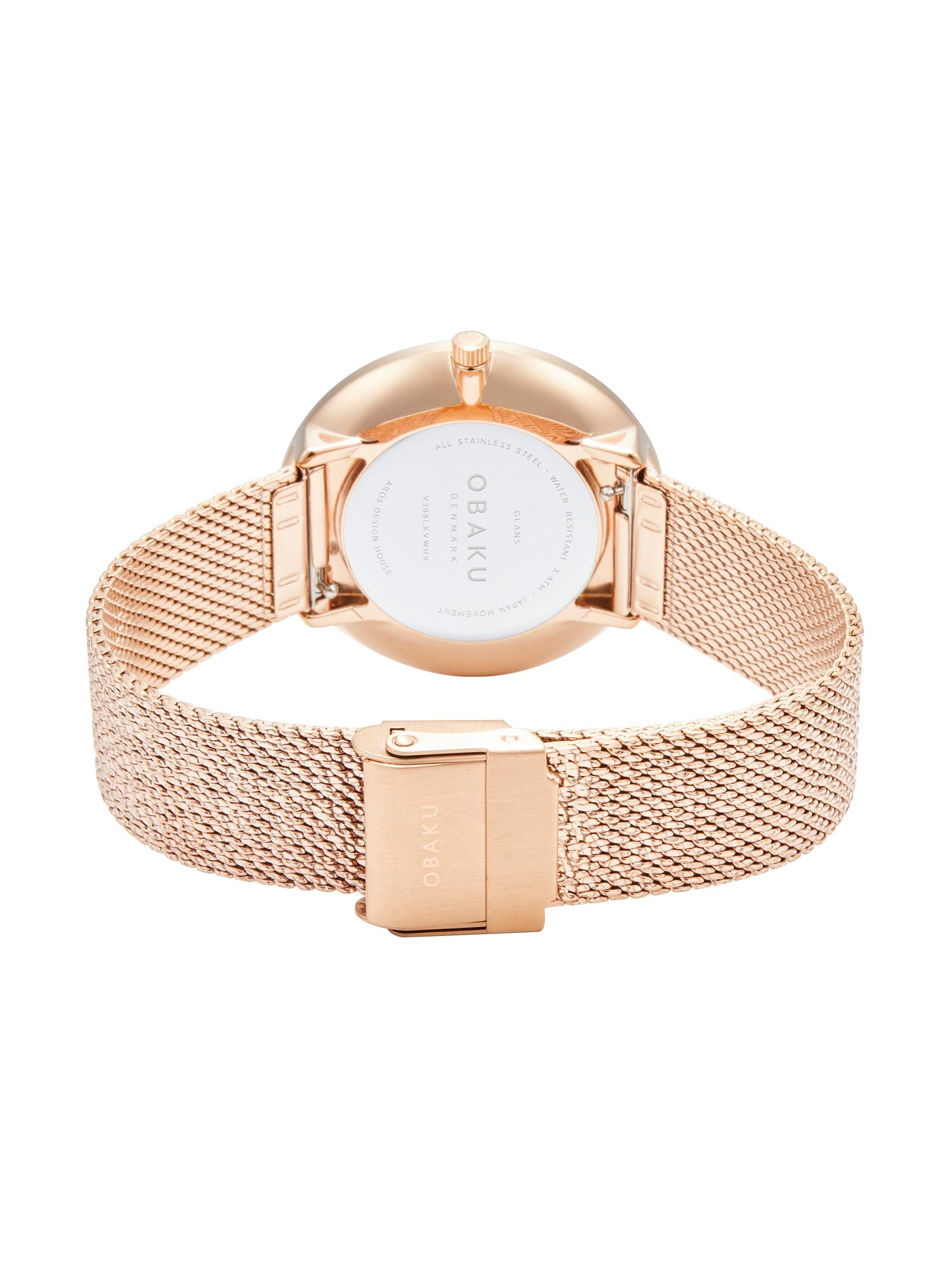 Obaku Glans Roses Crystals Quartz Women's Watch -  V288LXVWHV
