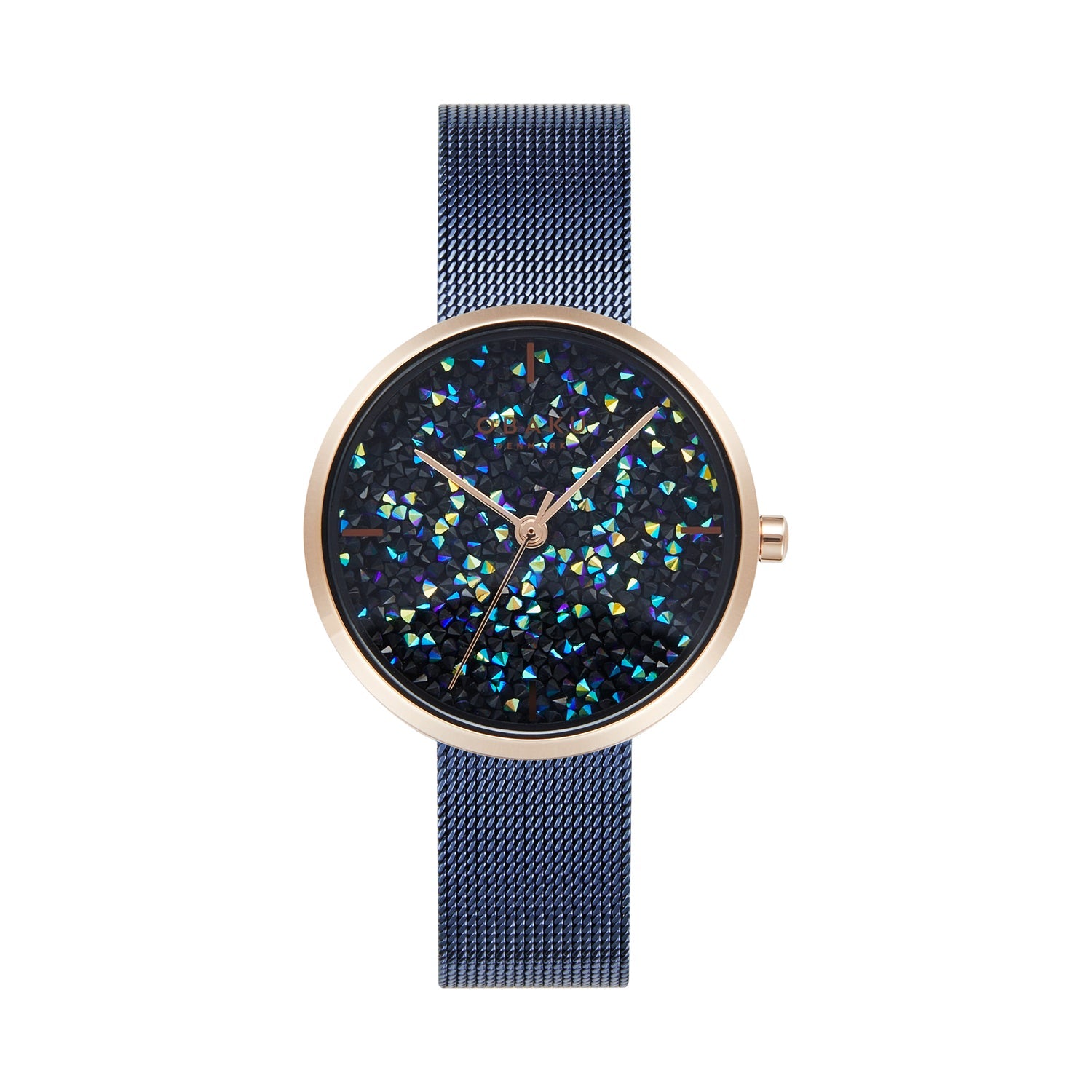 Obaku Glimmer Ocean Quartz Women's Watch - V289LHVLML