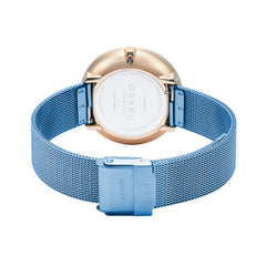 Obaku Glimmer Lightblue Quartz Women's Watch - V289LHVMMA