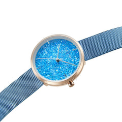 Obaku Glimmer Lightblue Quartz Women's Watch - V289LHVMMA