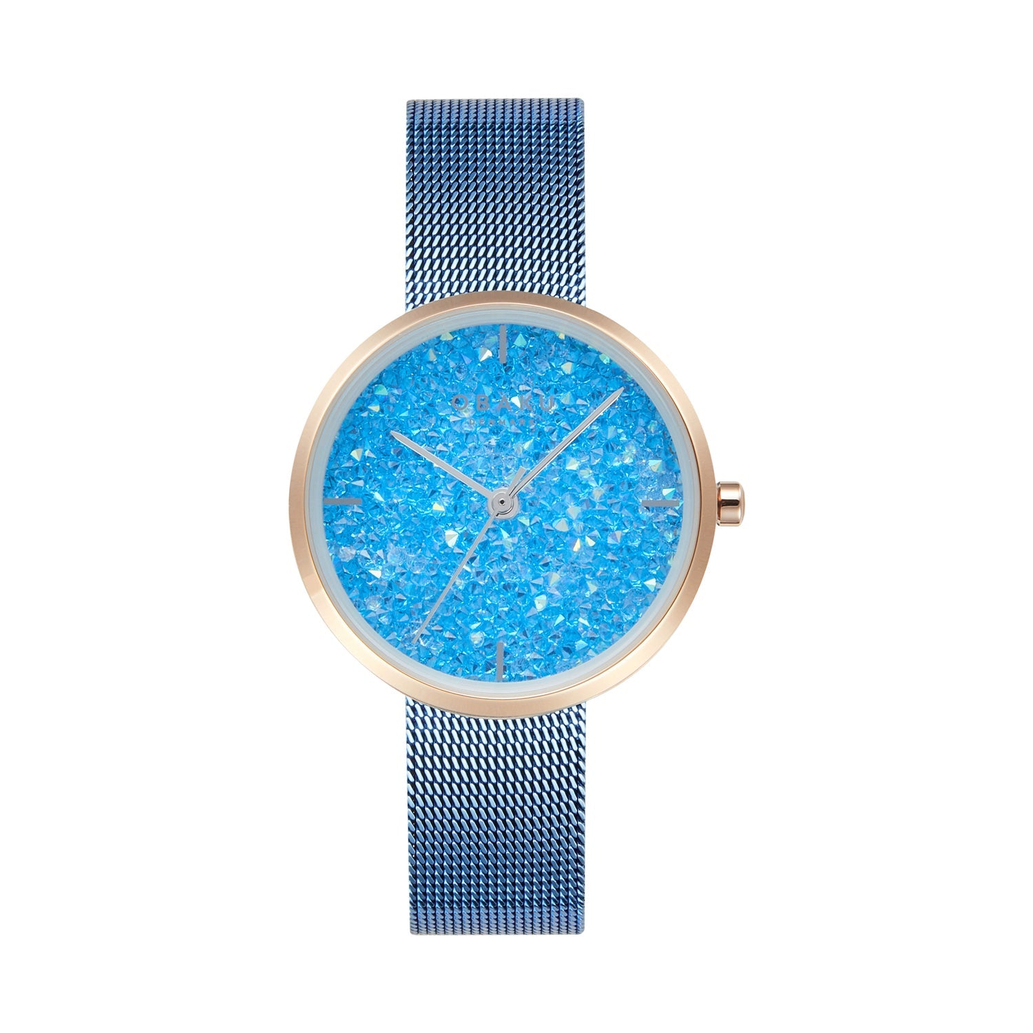 Obaku Glimmer Lightblue Quartz Women's Watch - V289LHVMMA