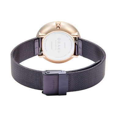 Obaku Glimmer Walnut Quartz Women's Watch - V289LHVNMN