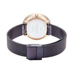 Obaku Glimmer Walnut Quartz Women's Watch - V289LHVNMN