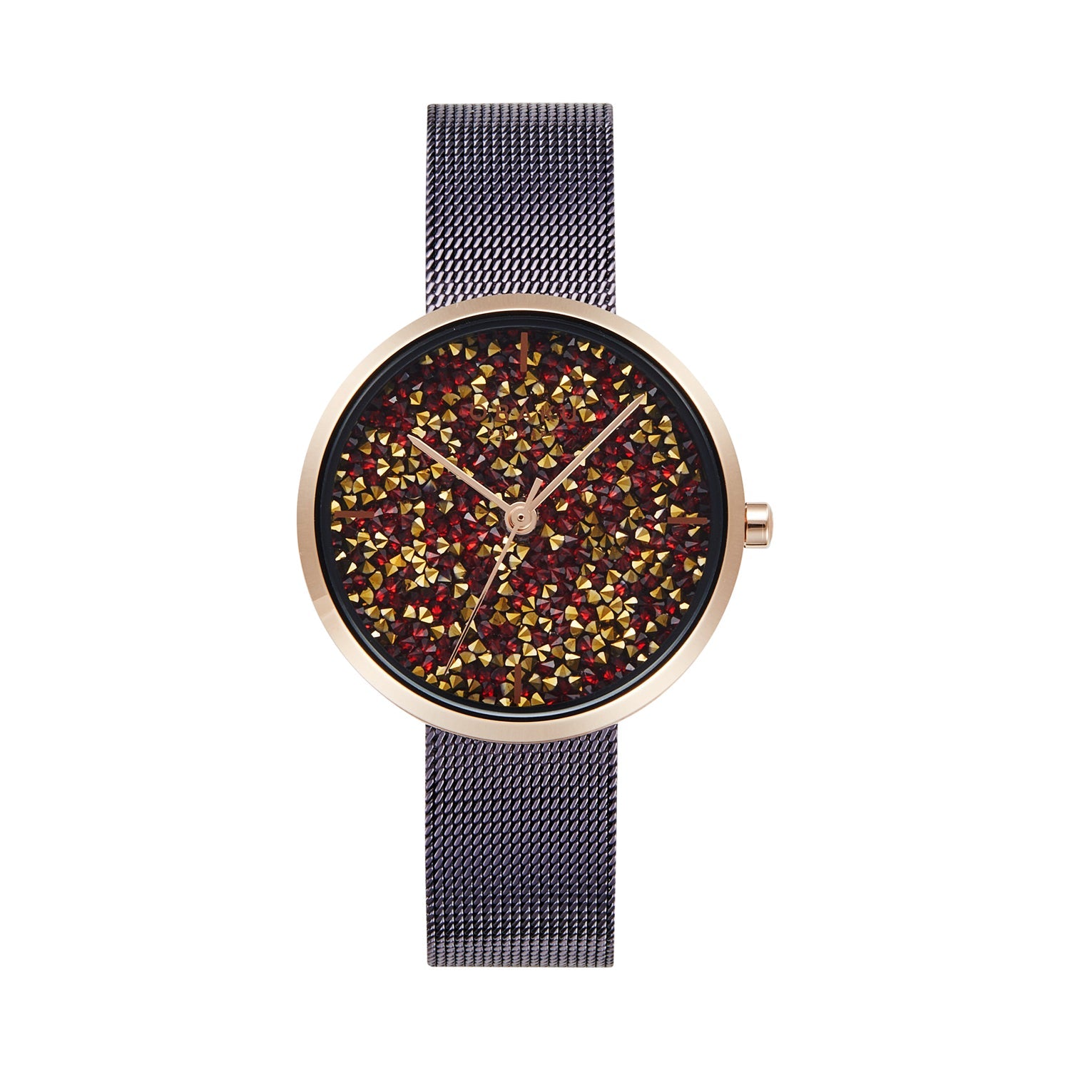 Obaku Glimmer Walnut Quartz Women's Watch - V289LHVNMN