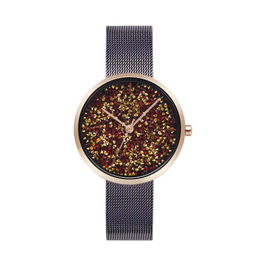 Obaku Glimmer Walnut Quartz Women's Watch - V289LHVNMN