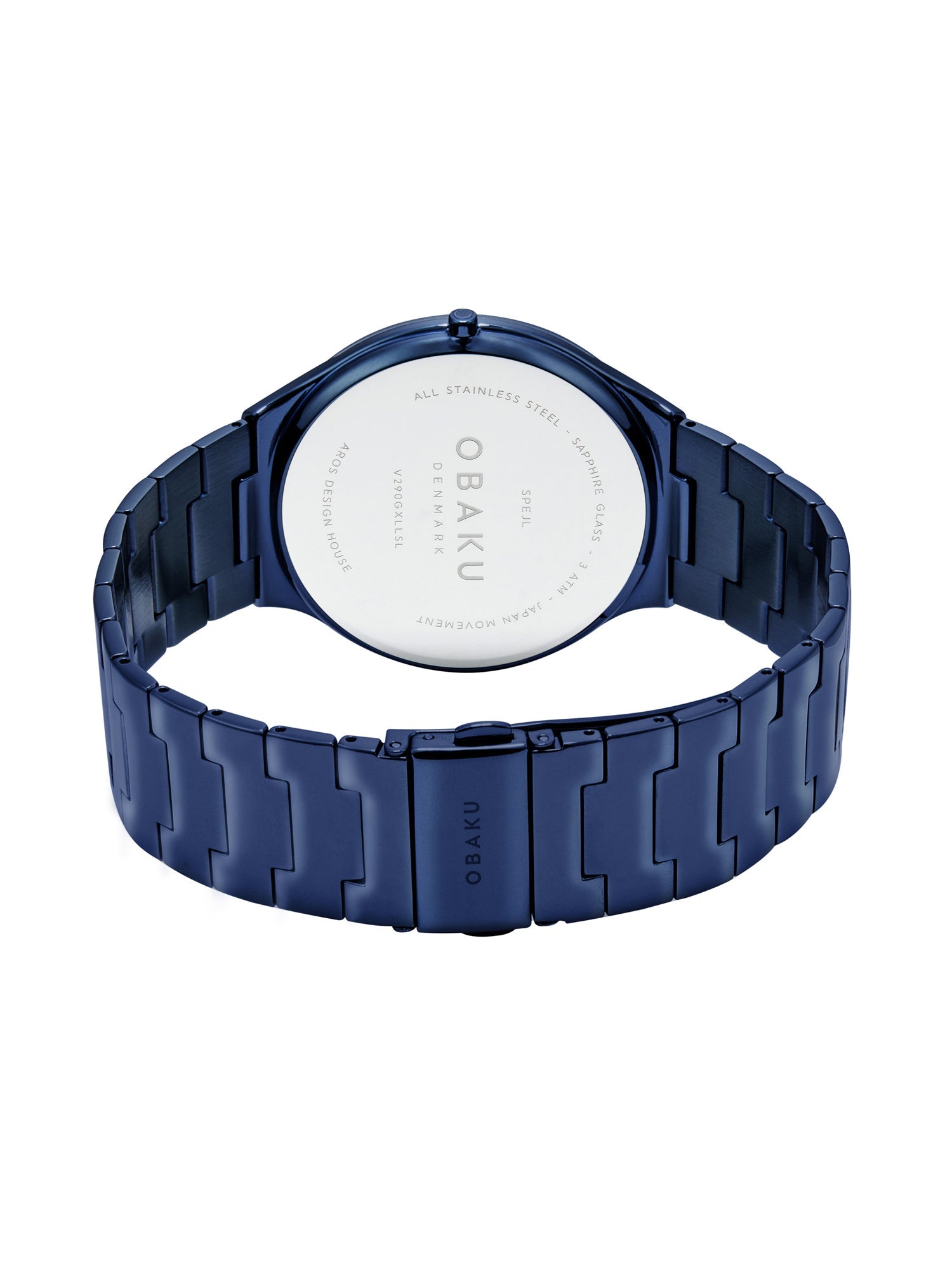 Obaku Spejl Blue Quartz Men's Watch -  V290GXLLSL