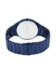 Obaku Spejl Blue Quartz Men's Watch -  V290GXLLSL