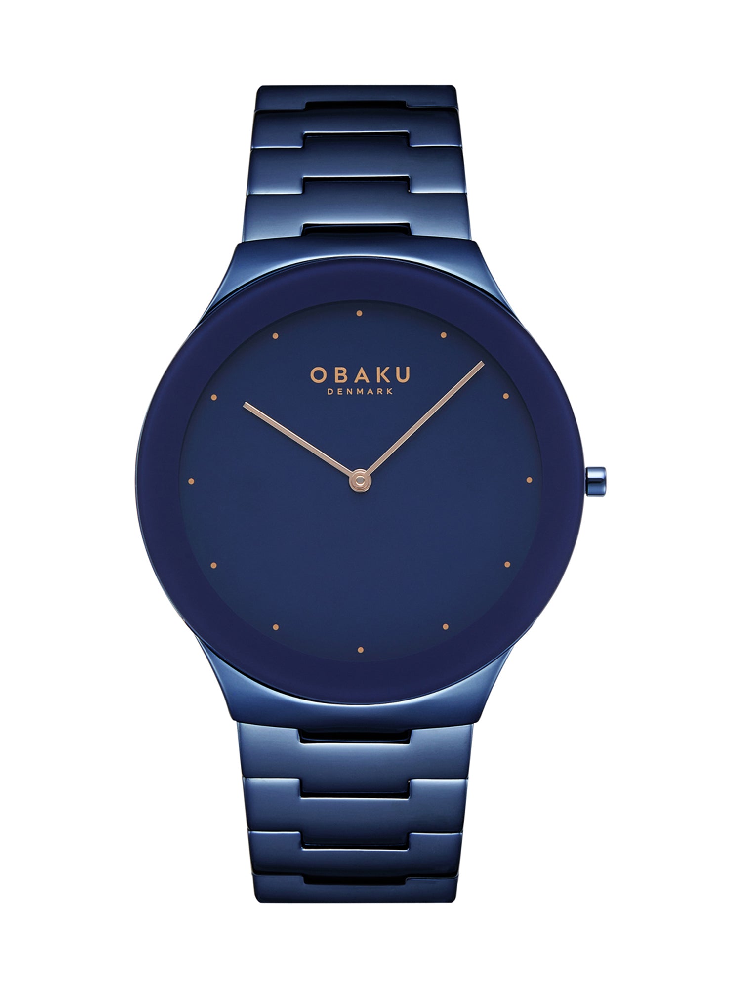 Obaku Spejl Blue Quartz Men's Watch -  V290GXLLSL