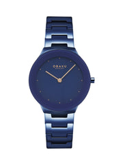 Obaku Spejl Lille Blue Quartz Women's Watch -  V290LXLLSL