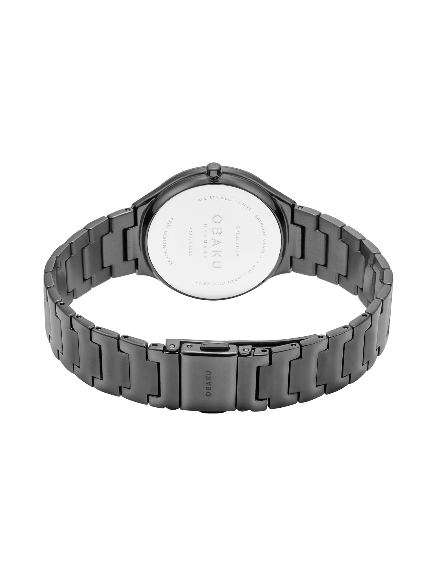 Obaku Spejl Lille Ash Quartz Women's Watch -  V290LXUUSU