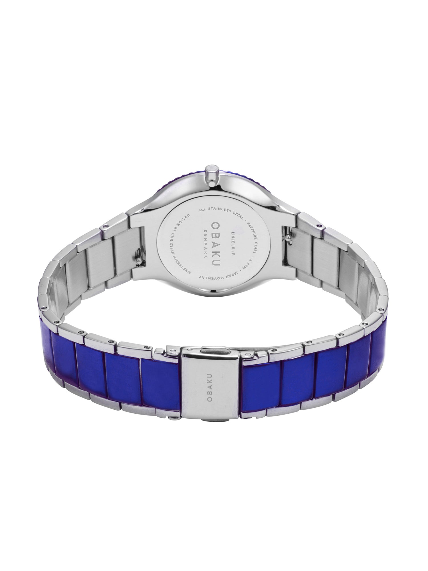 Obaku Linje Lille Powder Crystals Quartz Women's Watch -  V292LXHLSK