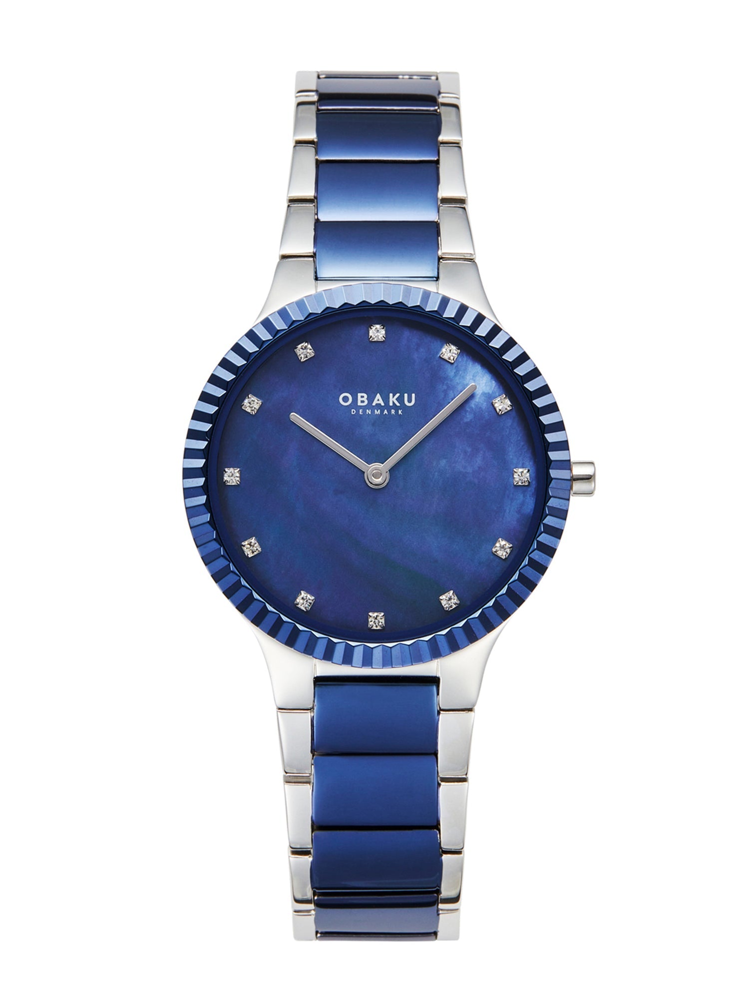 Obaku Linje Lille Powder Crystals Quartz Women's Watch -  V292LXHLSK