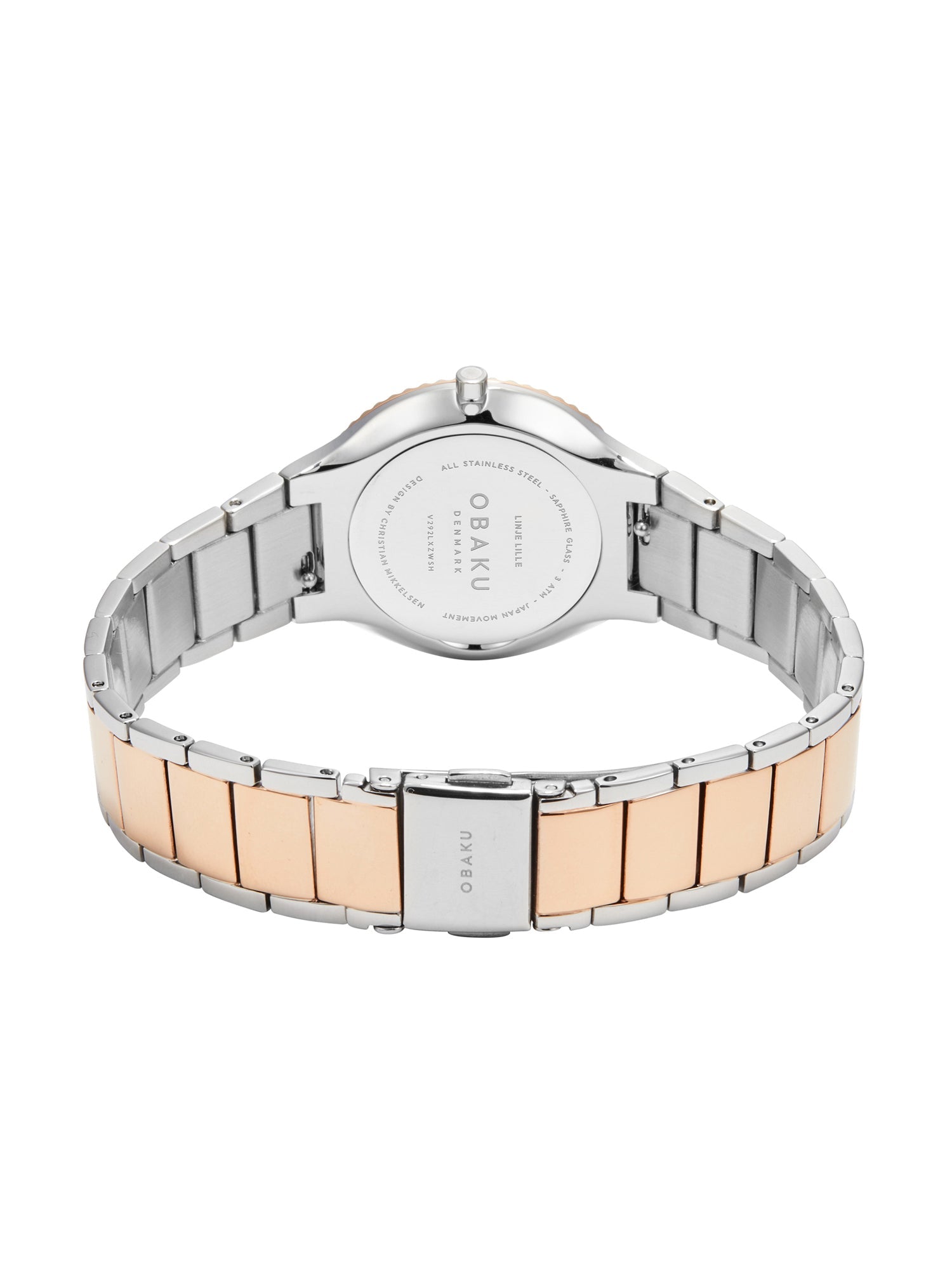 Obaku Linje Lille Cherrywood Crystals Quartz Women's Watch -  V292LXZWSH