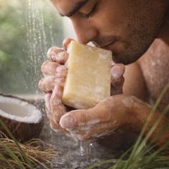 KHEONI  100% Natural Vetiver Soap - 100 gm