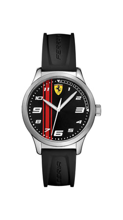 Scuderia Ferrari Young Collection Quartz Black Round Dial Unisex Watch - 810015