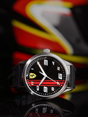Scuderia Ferrari Young Collection Quartz Black Round Dial Unisex Watch - 810015