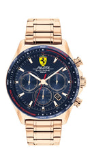 Scuderia Ferrari Pilota Evo Chronograph Blue Round Dial Men's Watch - 830819