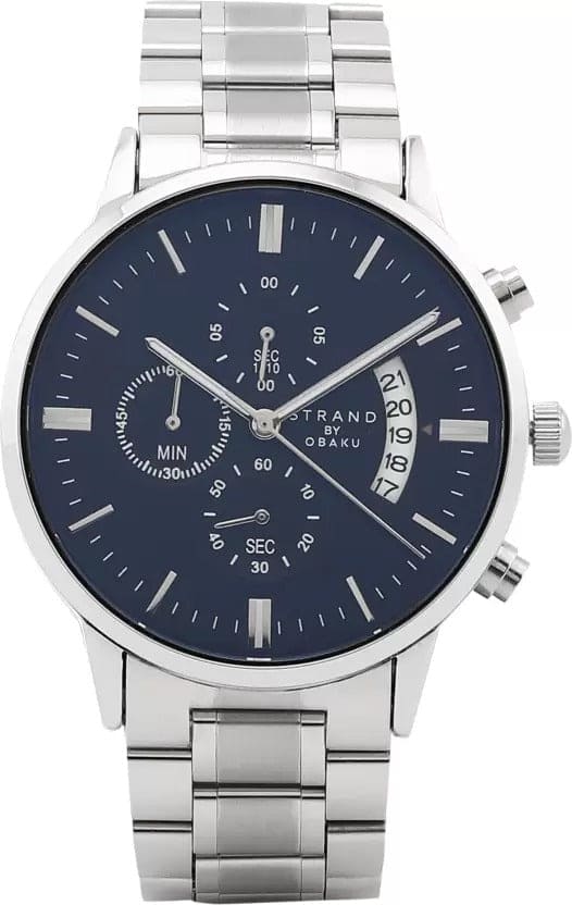 Strand By Obaku Montane Blacksteel Men Watch- S737GCCBSC