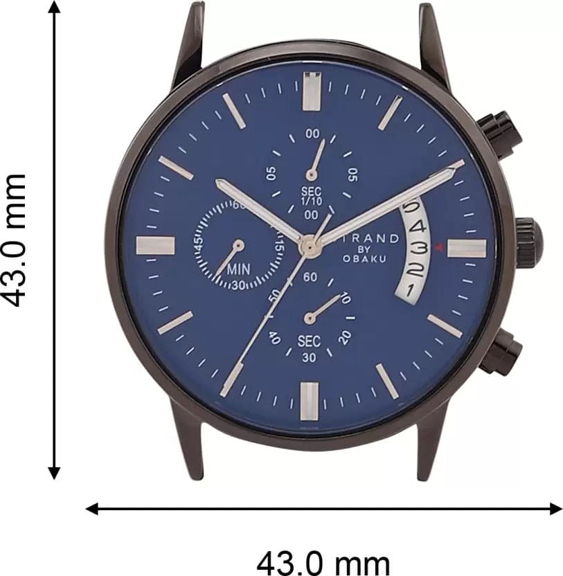 Strand By Obaku Montane Crow Men Watch- S737GCBLSB