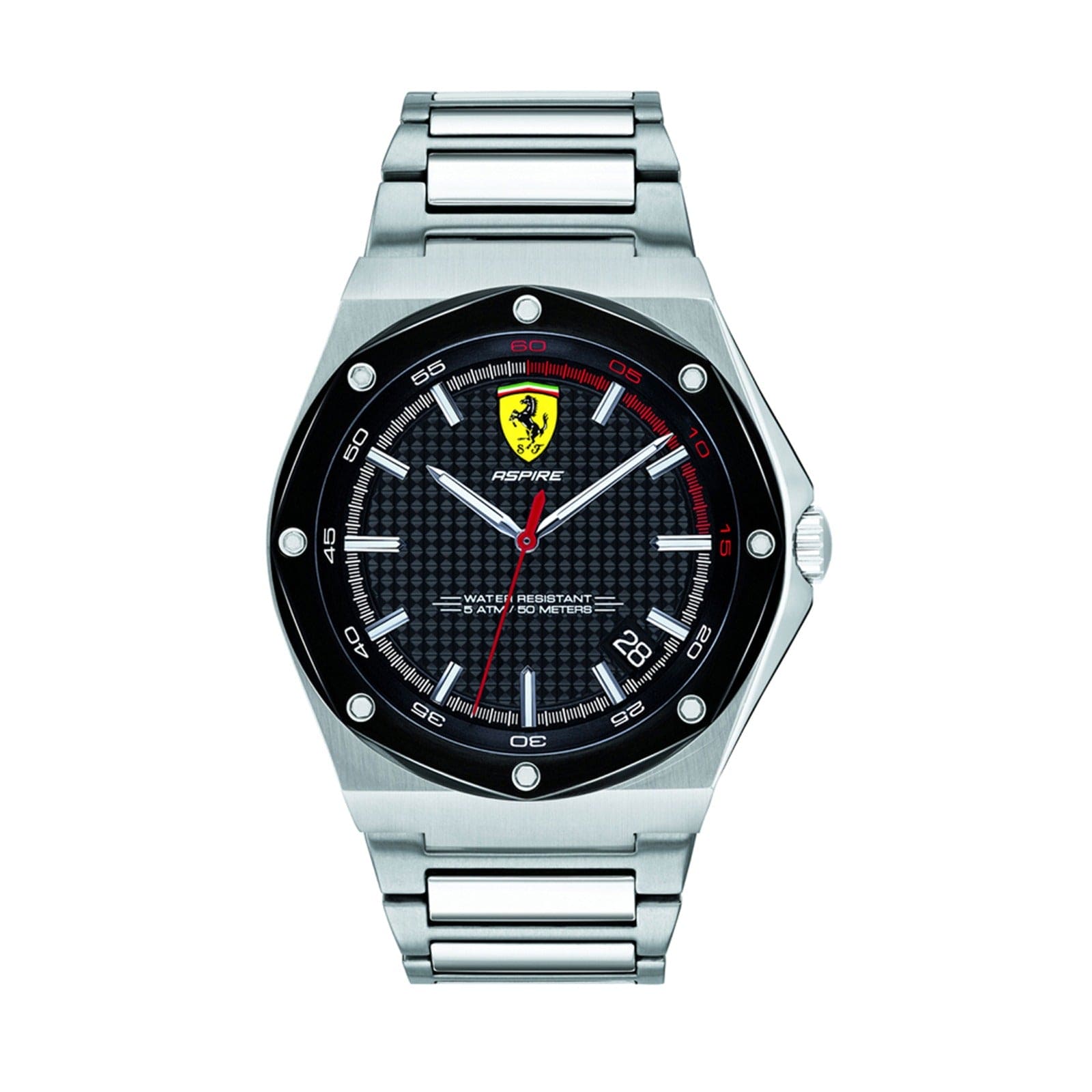 SCUDERIA FERRARI ASPIRE Quartz Black Round Dial Men's Watch- 0830666