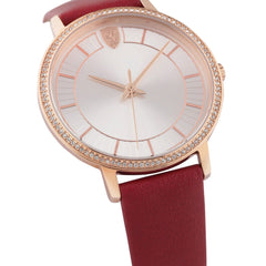 SCUDERIA FERRARI DONNA ULTRALEGGERO Quartz Silver Round Dial Women's Watch- 0820032