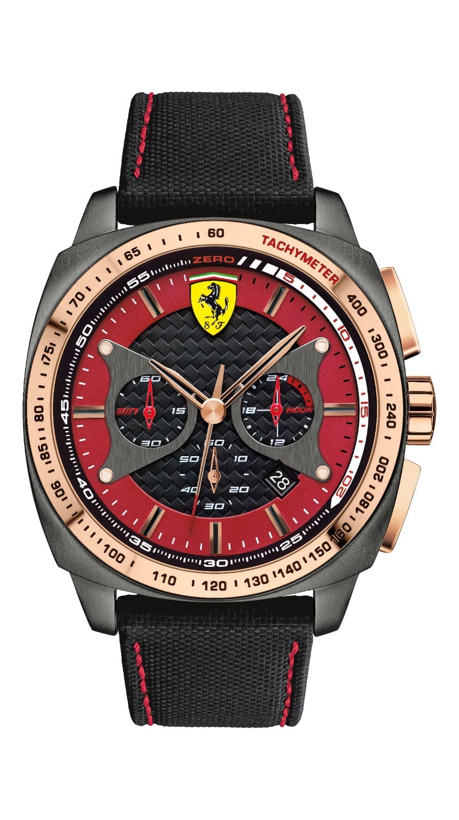 Scuderia Ferrari Aero Evo Chronograph Multicolour Round Dial Men's Watch - 830294