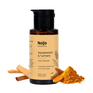 Naija Face Cleanser Sandalwood & Turmeric - 50 ml