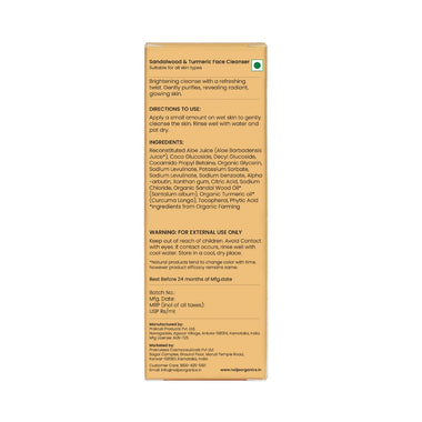 Naija Face Cleanser Sandalwood & Turmeric - 50 ml