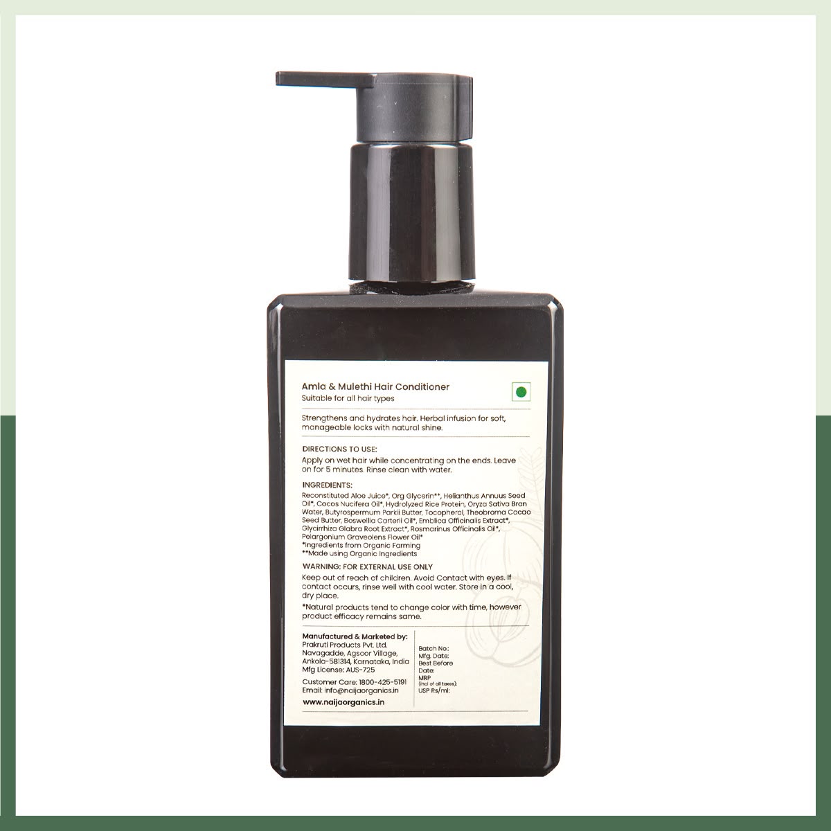 Naija Amla & Mulethi Hair Conditioner - 200 ml