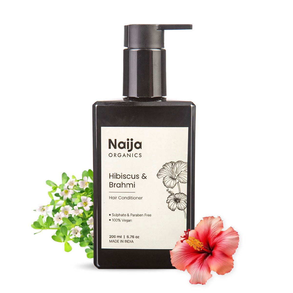 Naija Hibiscus & Brahmi Hair Conditioner - 200 ml