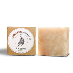 KHEONI  Sandalwood Beeswax Soap - 100 gm