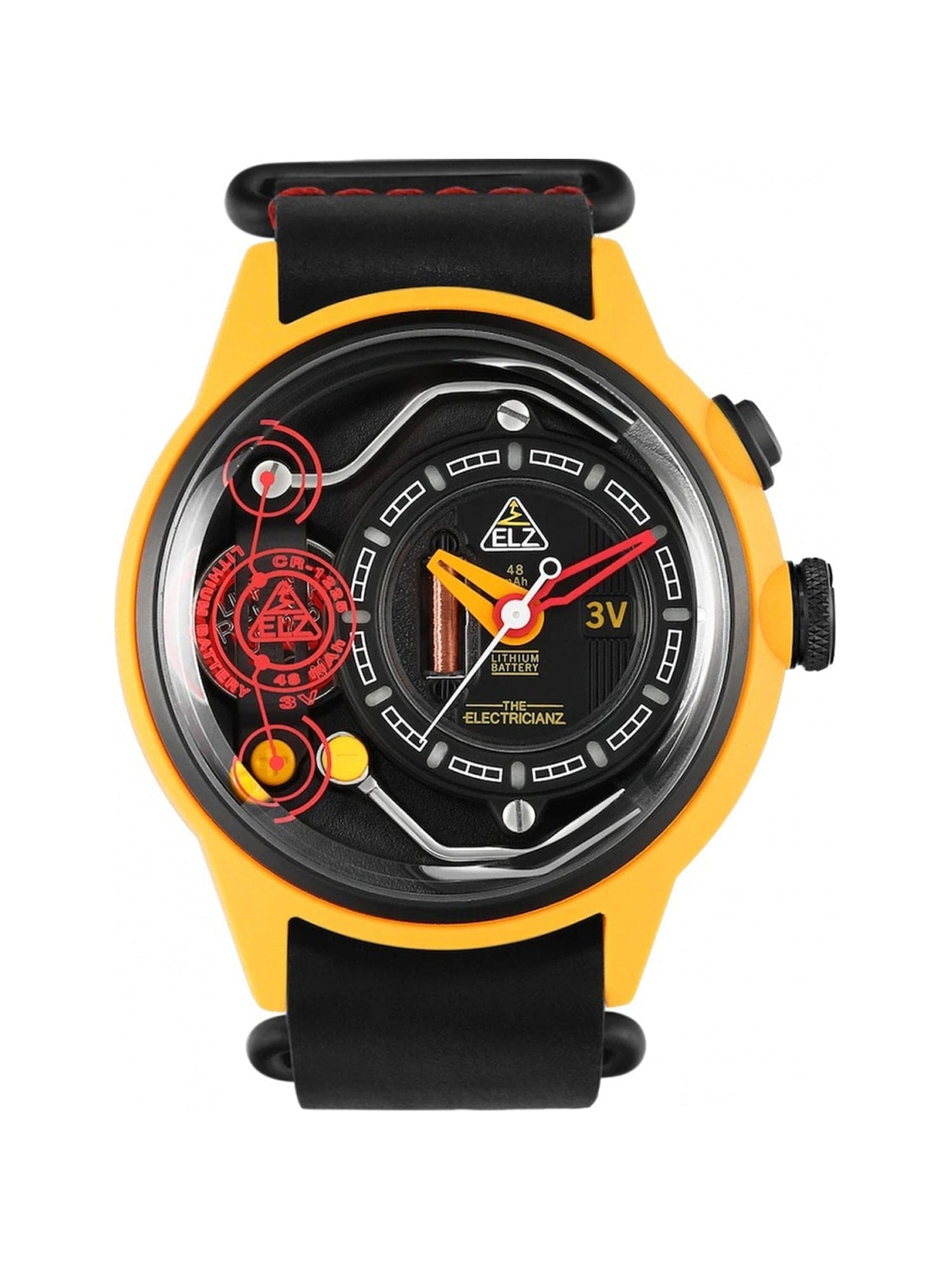 The Electricianz The Ammeter Night Light Quartz Men's Watch - ZZ-A1A/01
