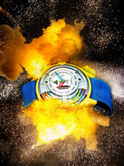 The Electricianz The Cable Z Night Light Quartz Men's Watch - ZZ-A1A/02-NS