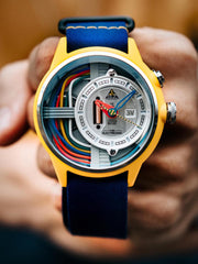The Electricianz The Cable Z Night Light Quartz Men's Watch - ZZ-A1A/02-NS