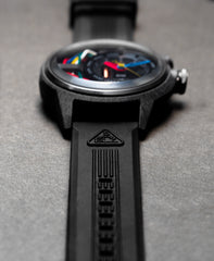 The Electricianz The Carbon Z Night Light Quartz Men's Watch - ZZ-A1A/03-CRD