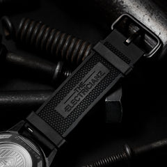 The Electricianz The Carbon Z Night Light Quartz Men's Watch - ZZ-A1A/03-CRD