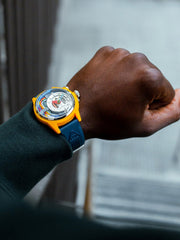 The Electricianz The Cable Z Night Light Quartz Men's Watch - ZZ-A1A/04-CRB