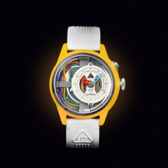 The Electricianz The Cable Z Night Light Quartz Men's Watch - ZZ-A1A/04-CRW