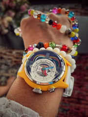 The Electricianz The Cable Z Night Light Quartz Men's Watch - ZZ-A1A/04-CRW