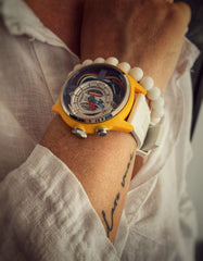 The Electricianz The Cable Z Night Light Quartz Men's Watch - ZZ-A1A/04-CRW