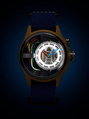 The Electricianz The Cable Z Night Light Quartz Men's Watch - ZZ-A1A/04-NS