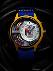 The Electricianz The Cable Z Night Light Quartz Men's Watch - ZZ-A1A/04-NS