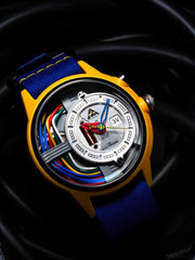 The Electricianz The Cable Z Night Light Quartz Men's Watch - ZZ-A1A/04-NS