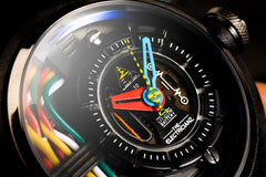 The Electricianz The Carbon Z Night Light Quartz Men's Watch - ZZ-A1A/05-CRB