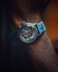 The Electricianz The Carbon Z Night Light Quartz Men's Watch - ZZ-A1A/05-CRB