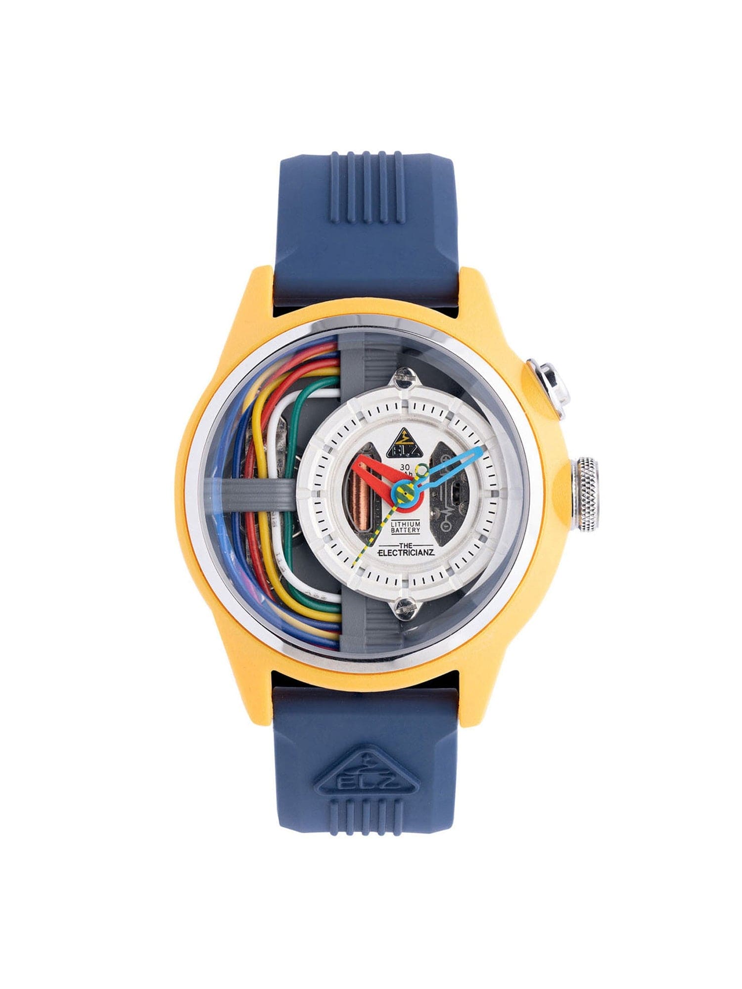 The Electricianz The Cable Z Night Light Quartz Men's Watch - ZZ-A1A/04-CRB