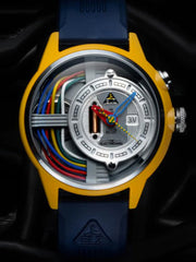 The Electricianz The Cable Z Night Light Quartz Men's Watch - ZZ-A1A/04-CRB
