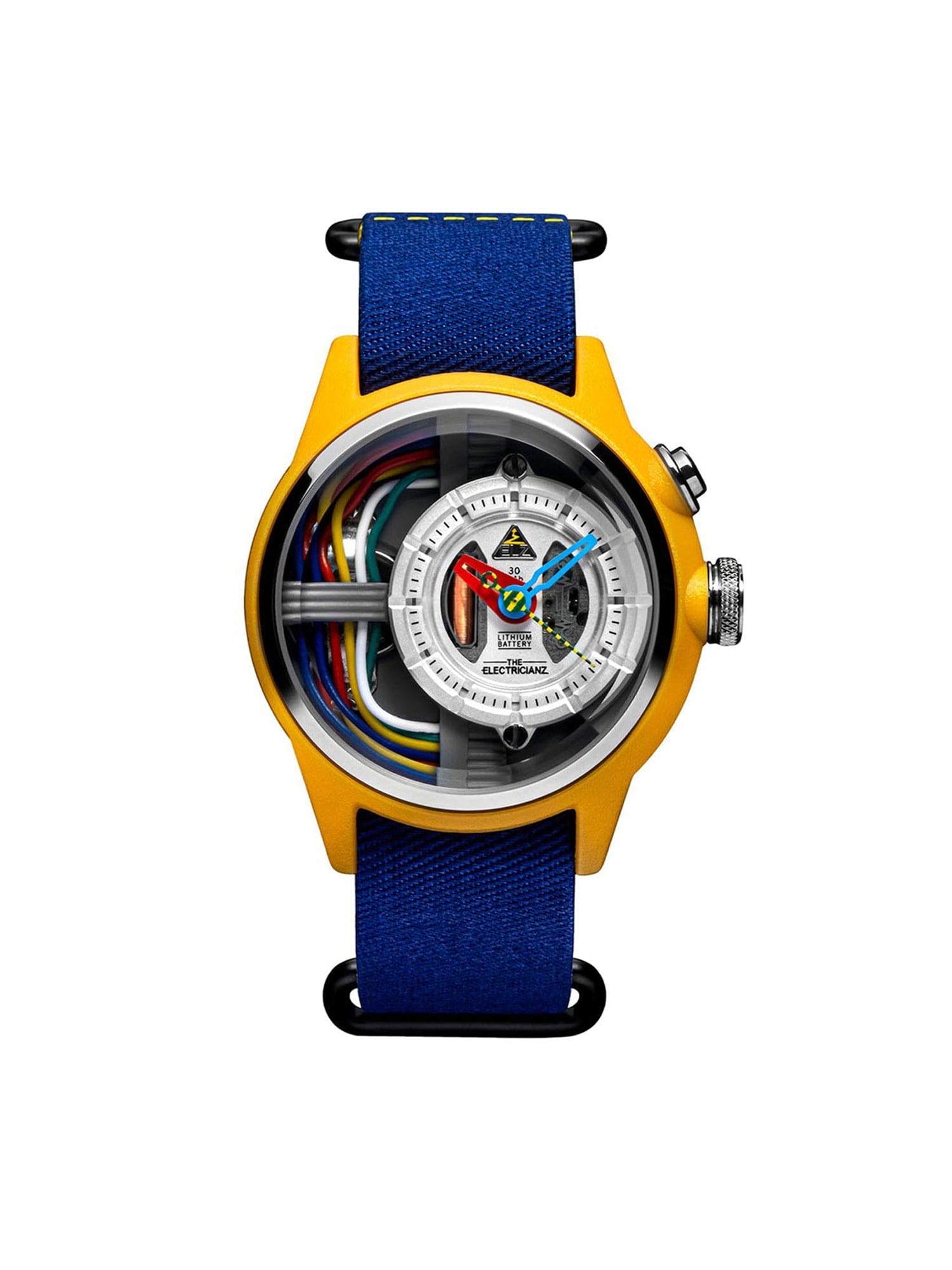 The Electricianz The Cable Z Night Light Quartz Men's Watch - ZZ-A1A/04-NS